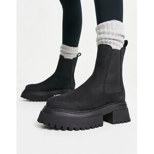 Timberland - Sky - Bottes Chelsea en nubuck - Noir-Black Black 38 female - Publicité