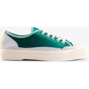 B79 ROMY FEMME NYLON SHINY Tennis VERT 36,37,38,39,40,41 - Publicité