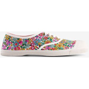 TENNIS LACETS FEMME LIBERTY En coton JUNE BLOSSOM 36,37,38,39,40,41