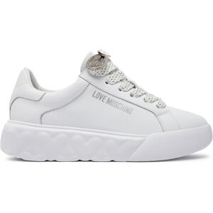 Sneakers LOVE MOSCHINO JA15554G0IIA0100 Blanc - Publicité