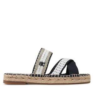 Espadrilles Tommy Hilfiger Golden Webbing Sandal FW0FW07096 Space Blue DW6 - Publicité