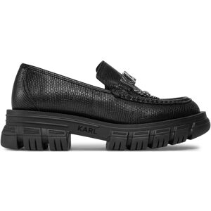 Chunky loafers KARL LAGERFELD KL43824 Black Textured Lthr 100 - Publicité