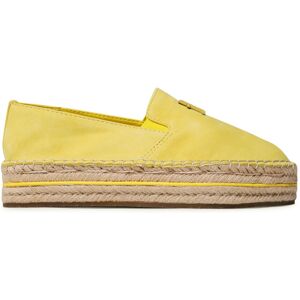 Espadrilles Tommy Hilfiger Th Suede Platform Espadrille FW0FW07069 Jaune - Publicité