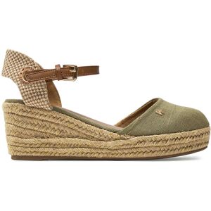 Espadrilles Wrangler Bela Women Semi Wedge 20241055 Vert - Publicité