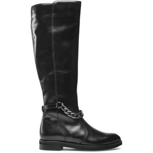 Bottes cavalières Solo Femme 30821-06-C57/000-51-00 Noir - Publicité