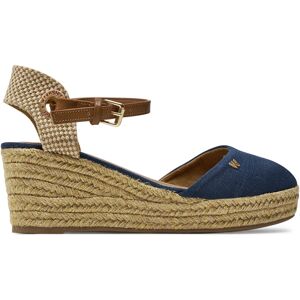 Espadrilles Wrangler Bela Women Semi Wedge 20241055 Bleu marine - Publicité