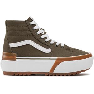 Sneakers Vans Sk8-Hi Tapered VN0005U2DOL1 Canvas Dark Olive - Publicité