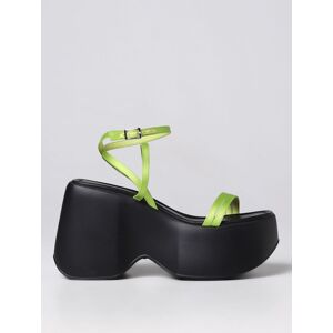 Chaussures Compensées VIC MATIÉ Femme couleur Lime 37