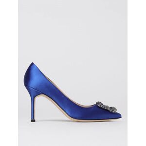Escarpins MANOLO BLAHNIK Femme couleur Bleu Royal 38½ - Publicité