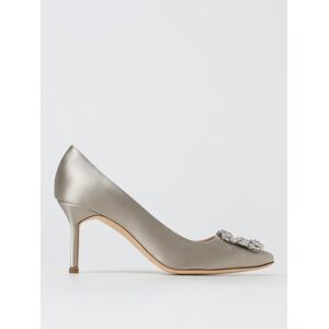 Escarpins MANOLO BLAHNIK Femme couleur Gris 39 - Publicité