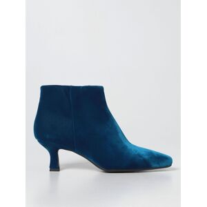 Bottines Plates ANNA F. Femme couleur Bleu 36