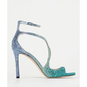 Sandales à Talons JIMMY CHOO Femme couleur Bleu 37 - Publicité