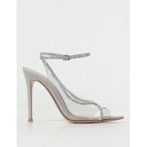 Sandales à Talons GIANVITO ROSSI Femme couleur Argent 39½ - Publicité