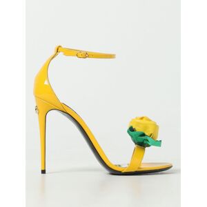 Sandales à Talons DOLCE & GABBANA Femme couleur Jaune 39 - Publicité