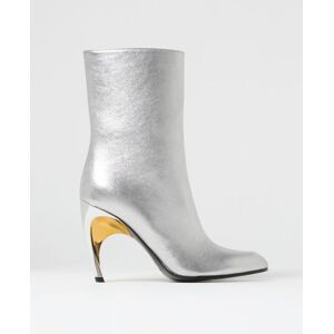 Bottines Plates ALEXANDER MCQUEEN Femme couleur Argent 39 - Publicité