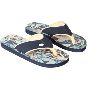 Animal Womens/Ladies Leaf Print Recycled Flip Flops - Publicité