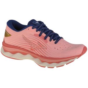 Mizuno Wave Sky 6, Chaussures de course femme rose - Publicité