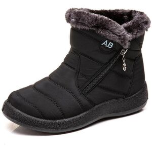 Chaussures femme imperméables femmes bottes chaussures d hiver femmes mode peluche bottes de neige chaud bottines grande taille 41 42 43 - Publicité