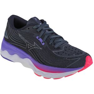 Mizuno Wave Skyrise 4, Chaussures de course grises pour femmes - Publicité