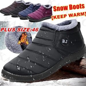 Femme bottes de neige en peluche nouvelles bottines chaudes pour femmes bottes d hiver imperméables femmes bottes femme chaussures d hiver femmes chaussons - Publicité