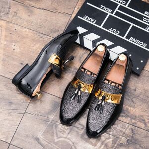 Faith-866 Nouveaux hommes tenue décontractée chaussures en cuir de luxe mode chaussures de mariage Style britannique Oxford chaussures grande taille 38-47 - Publicité