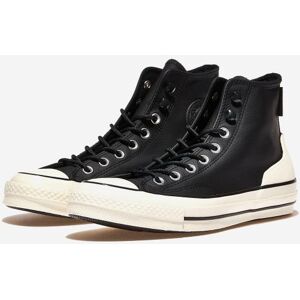 Converse Chuck 70 Cuir Noir Egret High A05695C chaussures plates - Publicité