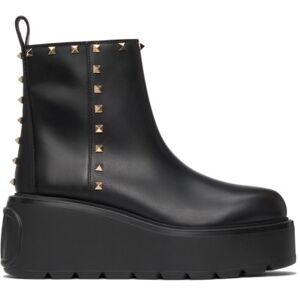 Valentino Garavani Bottines Uniqueform noires - IT 40.5 - Publicité