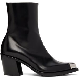 Alexander McQueen Bottines Punk noires - IT 35 - Publicité