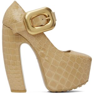 Bottega Veneta Escarpins de style chaussures Charles IX Mostra beiges - IT 34 - Publicité