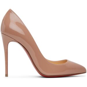 Christian Louboutin Escarpins Pigalle Follies 100 beiges - IT 34.5 - Publicité