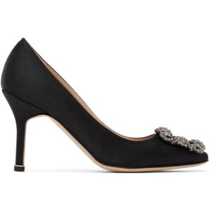 Manolo Blahnik Escarpins Hangisi 90 noirs - IT 37 - Publicité