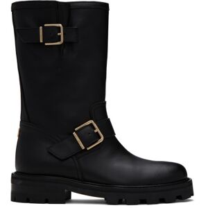 Jimmy Choo Bottes motard II noires - IT 34.5 - Publicité