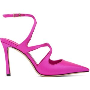 Jimmy Choo Escarpins Azia 95 roses - IT 34.5 - Publicité