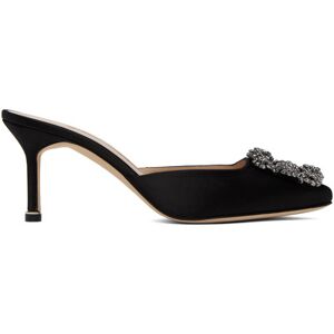 Manolo Blahnik Escarpins Hangisimu noirs - IT 37 - Publicité