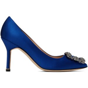 Manolo Blahnik Escarpins Hangisi bleus - IT 37 - Publicité