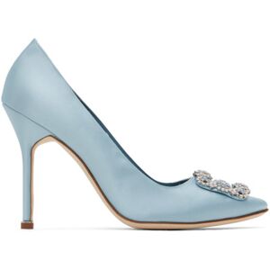 Manolo Blahnik Escarpins Hangisica bleus - IT 37 - Publicité