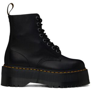 Dr. Martens Bottes 1460 Pascal noires en cuir à semelle Max à plateforme - US 10 - Publicité