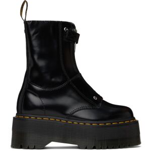 Dr. Martens Bottes hauteur mollet Jetta noires en cuir à plateforme - US 9 - Publicité