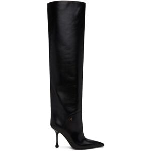 Jimmy Choo Bottes hautes Cycas 95 noires - IT 40 - Publicité