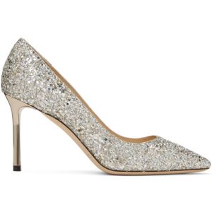 Jimmy Choo Escarpins Romy 85 argentés - IT 40.5 - Publicité