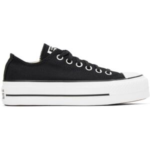 Converse Baskets Chuck Taylor All Star noires à plateforme - US 7 - Publicité