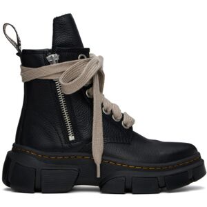 Rick Owens Bottes 1460 DMXL noires à laçage prolongé édition Dr. Martens - UK 9 - Publicité