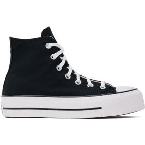 Converse Baskets montantes Chuck Taylor All Star noires à plateforme - US 7 - Publicité