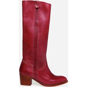 Bottes en Cuir à Tannage Végétal - Framboise - Taille 40 - Vanessa Bruno