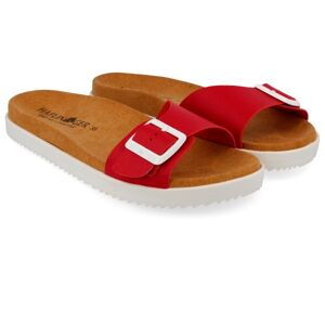 - Women's Summer Slides Korfu - Sandales taille 41, brun/rouge