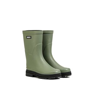 Aigle Femme Mid Rain Botte de Pluie, 9014 Olivine, 39 EU - Publicité