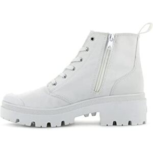 Palladium, PALLABASE TWILL, Boots female, Blanc, 37.5, EU - Publicité