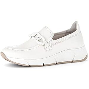 Gabor Chaussons pour femme, chaussures basses pour femme, semelle interchangeable, taille moyenne (G), Blanc Latte 60, 40 EU - Publicité