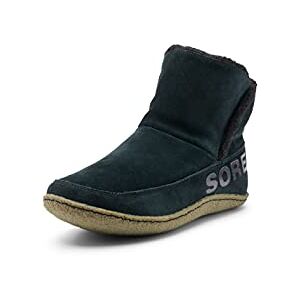 Sorel Nakiska Bootie chaussons pour femme, Noir (Black x Sage), 39.5 EU - Publicité