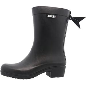 Aigle Femme Myrica Mid Botte de Pluie, Noir, 39 EU - Publicité